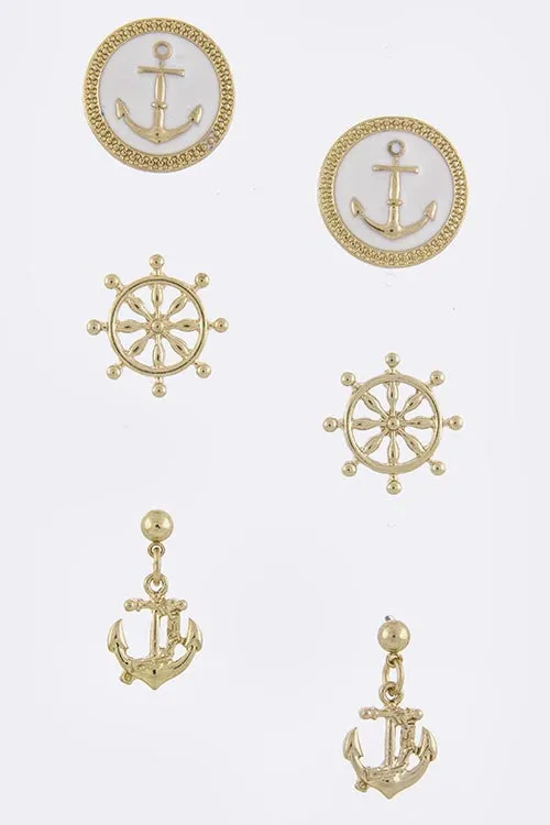 Nautical Earring Set