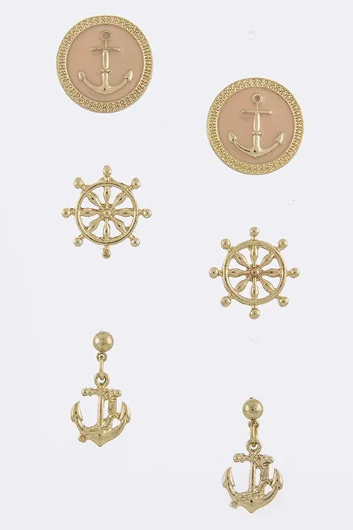 Nautical Earring Set