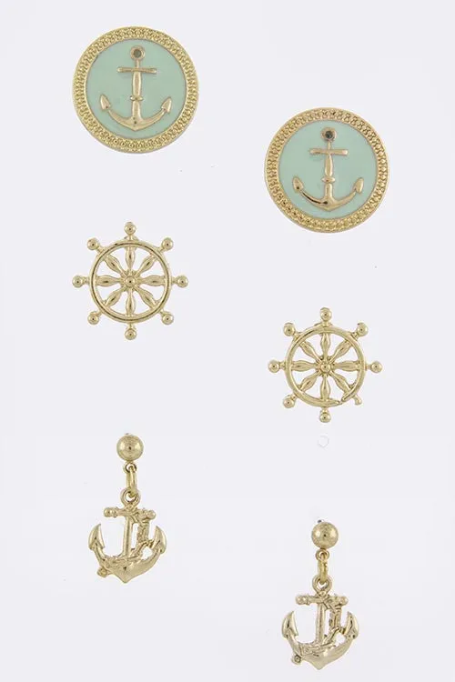 Nautical Earring Set