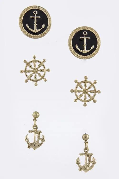 Nautical Earring Set