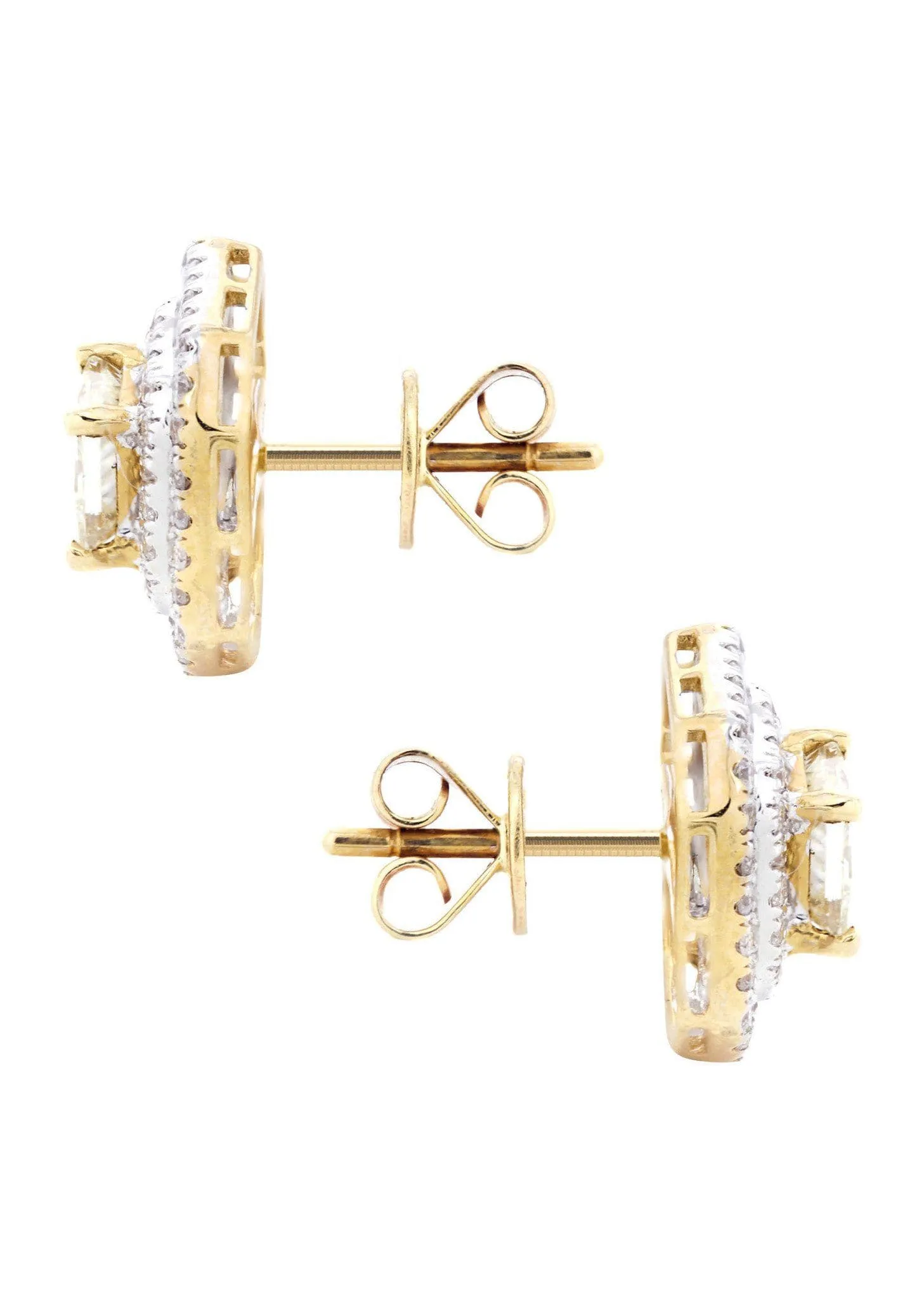 Princess Diamond Stud Earrings | 2.23 Carats