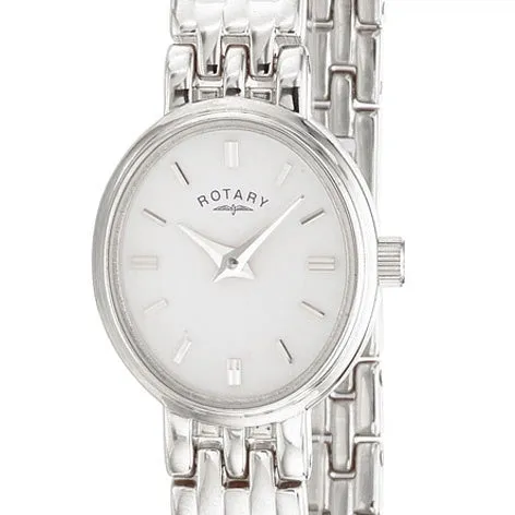 Rotary Timepieces Ladies White Case Watch LB02083/02