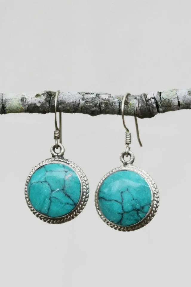 Tibetan Earrings - Luna