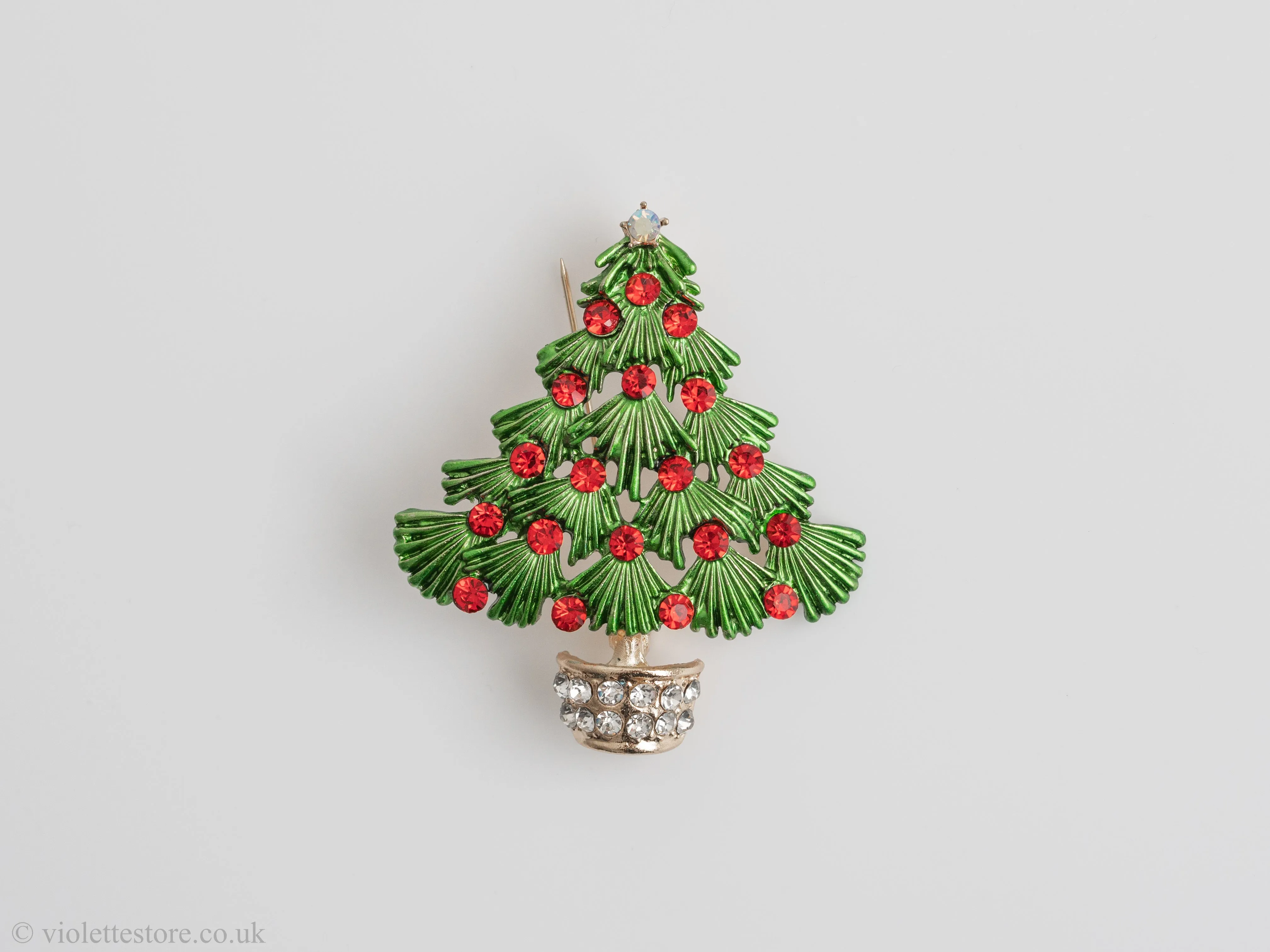 Tree Christmas Brooch 2024